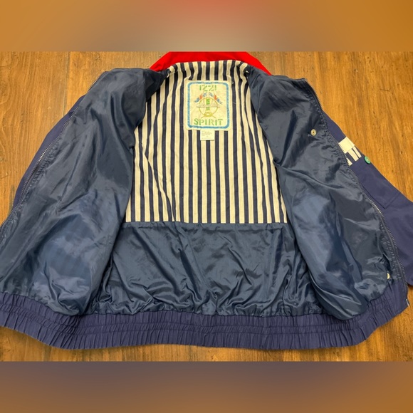Izzi Spirit Jacket Size Small Nautical Yacht Club Beach Regatta Vintage 80’s GUC - Picture 4 of 12